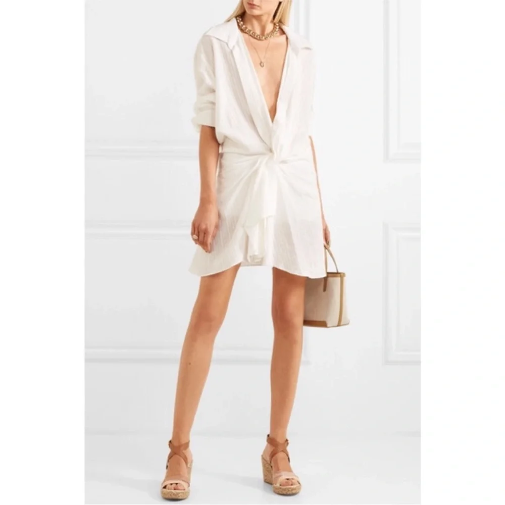 Stuart Weitzman Elsie Wedge Sandal SZ 8 Beige Combo Woven